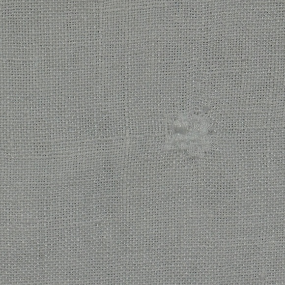 VTG Embroidery Lace Linen Tablecloth 66 X 82 Ivory Seat 6-8 Flaws/ Repairs - Picture 10 of 14